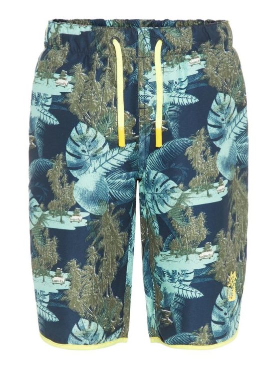 Nkmzaman surf shorts grön
