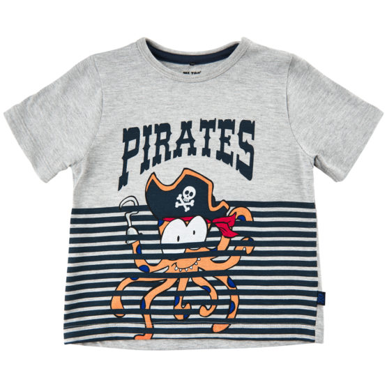 Pirates t-shirt grey