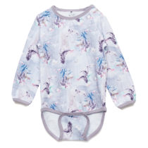 Body LS AOP lavendel gray