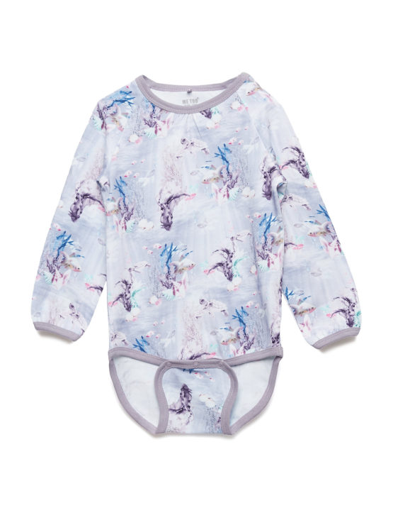Body LS AOP lavendel gray