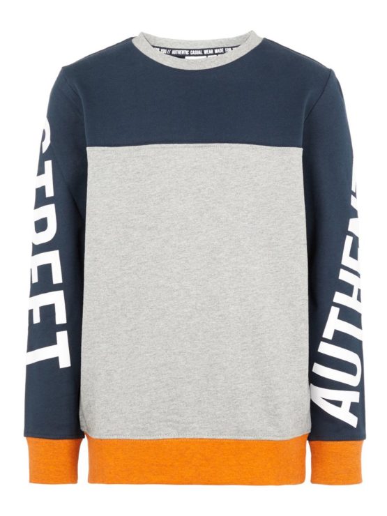 Nkmnario sweat top Grey Melange