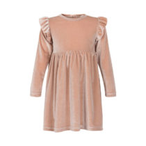 840128 Dress velvet Rose smoke