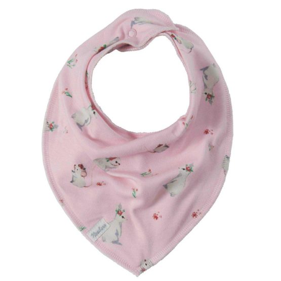 Bib/haklapp i bambu rosa