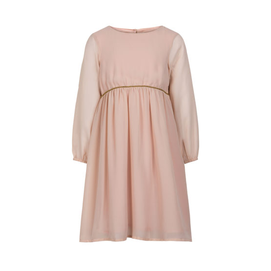 821162 Dress chiffon Rose smoke