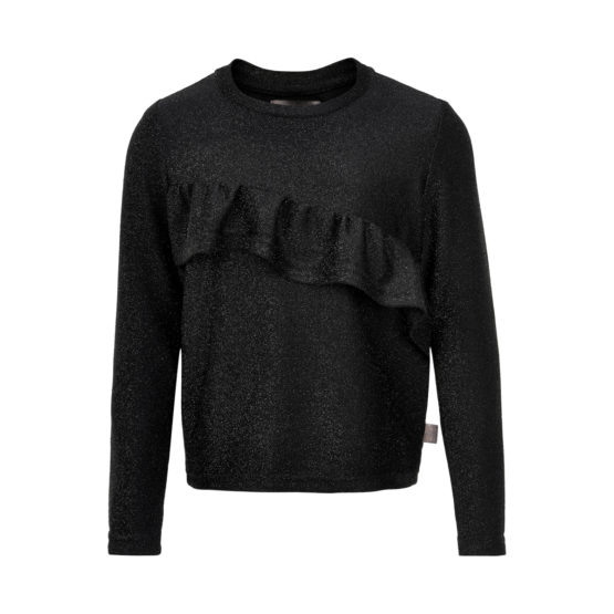 821298 Top Glitter Black