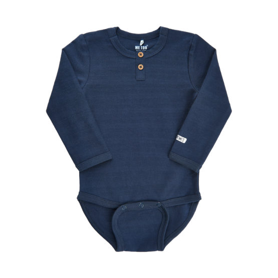 610768 Body LS Solid Dress Blues