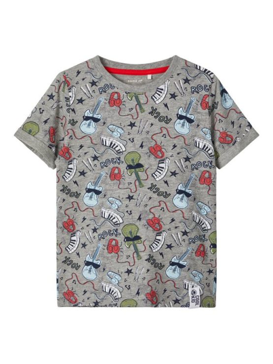 Nmmdarock top Grey melange