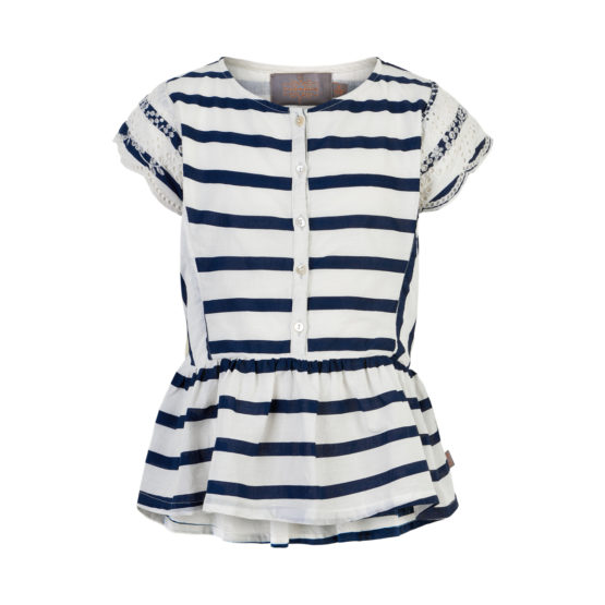 821393 Blouse cotton stripe